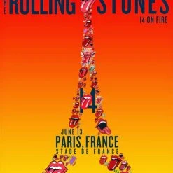 Sold Out Posters Rolling Stones - 2014 Official Poster Paris France