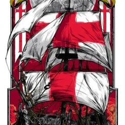 Pearl Jam - 2012 Rhys Cooper Poster Isle Of Wright Festival, GBR S/N Gig Posters