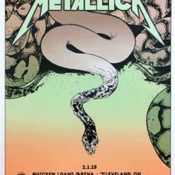 Gig Posters Metallica - 2019 Paul Pope Poster Cleveland, OH Quicken Loans