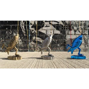 Skating Fish - 2019 Jim Pollock Phish Pewter Statue Set Sculptures/Toys 3 Skating Fish - 2019 Jim Pollock Phish Pewter Statue Set Sculptures/Toys