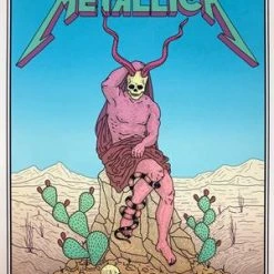 Metallica - 2019 Tyler Skaggs Poster El Paso, TX Don Haskins Center Gig Posters