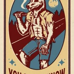 Tom Petty - 2020 Blaze Brooks Poster Wildflowers (Wolf) You Don't Know How It Feels
