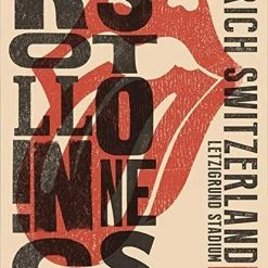 Sold Out Posters Gig Posters Rolling Stones - 2014 Official Poster Zurich, Switzerland #1